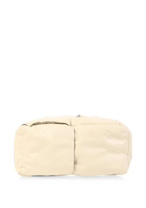 Bottega Veneta Pre-Owned padded leather clutch bag - Neutrals