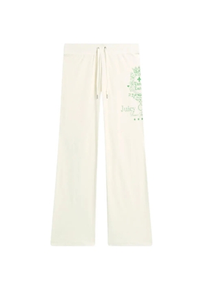 Juicy Couture Chateau terry-towelling track pants - White