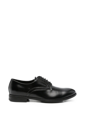 Carlo Pignatelli panelled lace-up loafers - Black