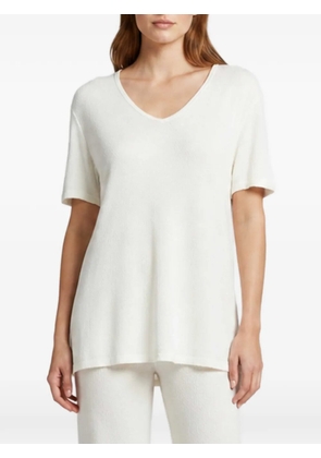 Giorgio Armani Pre-Owned V-neck T-shirt - Neutrals