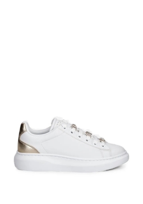 GUESS USA charm-embellished chunky-sole sneakers - White