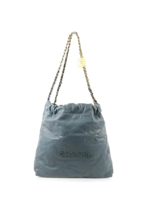 CHANEL Pre-Owned small Chanel 22 shoulder bag - Blue