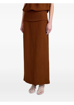 Proenza Schouler Liora skirt in heavy sable - Brown