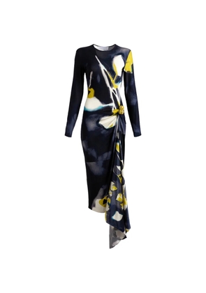 Silvia Tcherassi Ananya floral-print midi dress - Blue