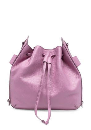 Coccinelle Gretel Ribbon leather shoulder bag - Purple