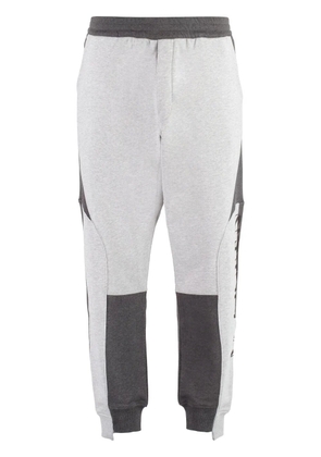 Alexander McQueen patchwork-design track pants - Grey