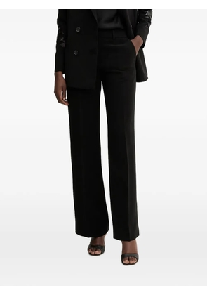 ERMANNO FIRENZE side-stripe sequin-embellished trousers - Black
