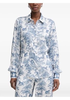 FRACOMINA toile de Jouy-print shirt - White