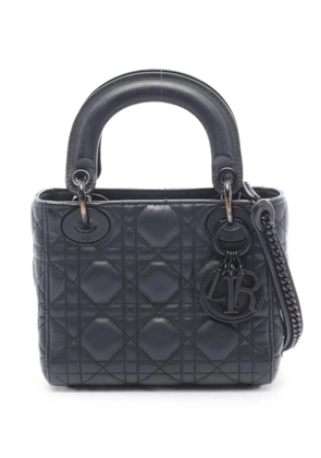 Christian Dior Pre-Owned 2000s mini Lady Dior two-way handbag - Black