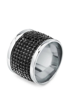 Karl Lagerfeld crystal-embellished band ring - Silver