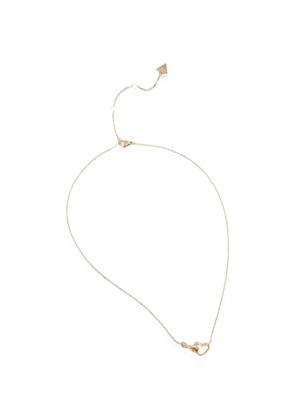GUESS USA crystal-embellished heart-pendant necklace - Gold