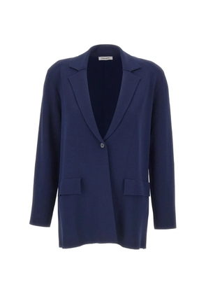 Kangra Milano-stitch single-breasted blazer - Blue