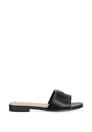 GUESS USA Ramlan logo-plaque slides - Black