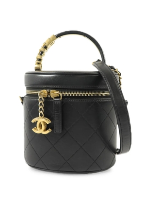 CHANEL Pre-Owned quilted CC vanity case shoulder bag - Black