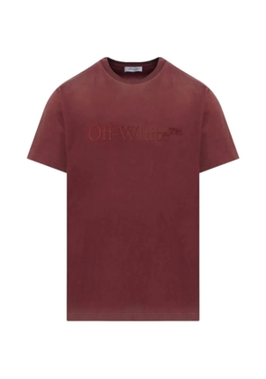 Off-White logo-print T-shirt - Red