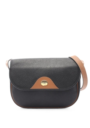 Christian Dior Pre-Owned 2000s logo-plaque shoulder bag - Black