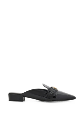 Ferragamo Gancini ornament mules - Black