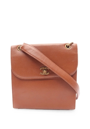 CHANEL Pre-Owned 1997-1999 CC turn-lock shoulder bag - Brown