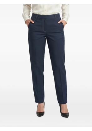Brunello Cucinelli contrast-stitch trousers - Blue