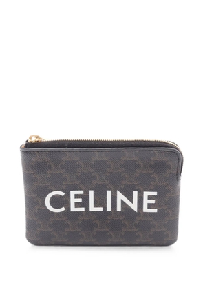Celine Pre-Owned 2010s Triomphe coin purse - Black