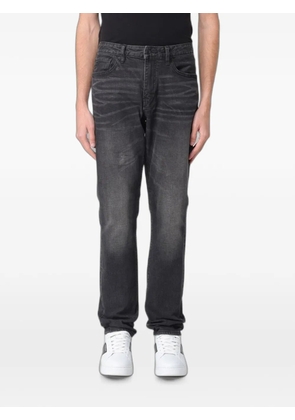 Armani Exchange belt-loop buttoned jeans - Grey