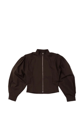 BELLE ANNA Globo puffed-sleeve jacket - Brown