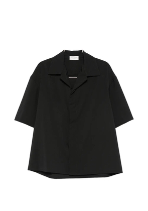 YES LONDON short-sleeve camp-collar shirt - Black