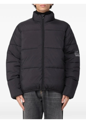 Ea7 Emporio Armani quilted logo-print jacket - Black