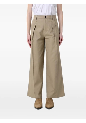 Tela pleated wide-leg trousers - Neutrals
