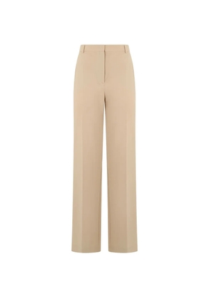 Alberta Ferretti high-waisted pressed-crease trousers - Neutrals