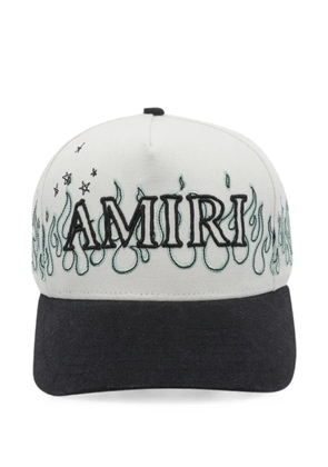 AMIRI logo-embroidered baseball cap - White