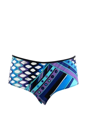 PUCCI Vivara-print bikini bottoms - Blue