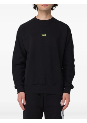 DISCLAIMER logo-print drop-shoulder sweatshirt - Black
