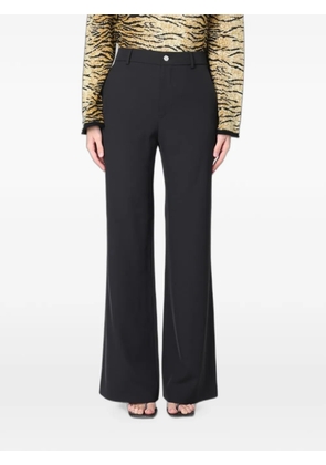 MOSCHINO JEANS flared cady-texture trousers - Black