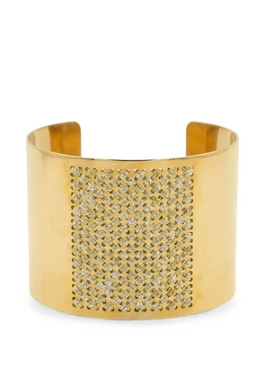 L'EIGHT STUDIO woven-detail cuff bracelet - Gold