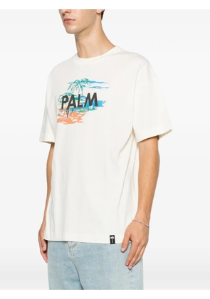 Palm Angels graphic-print T-shirt - Neutrals