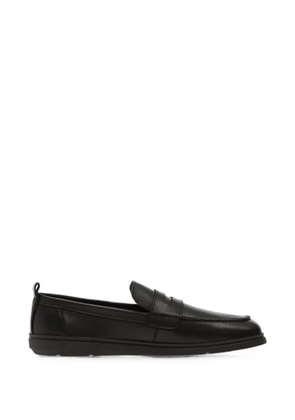 GROUNDIES leather slip-on low top sneakers - Black