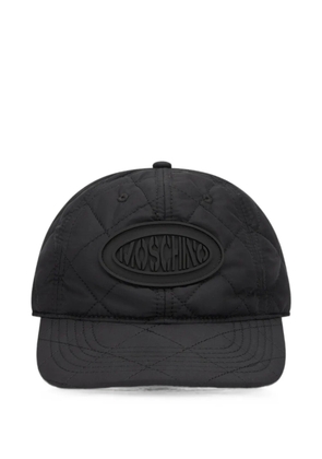 Moschino quilted-patch baseball cap - Black