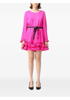 TWINSET ruffled mini dress - Pink