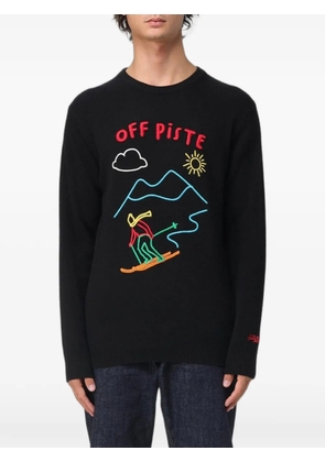 MC2 Saint Barth Off Piste embroidered sweater - Black