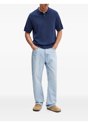 Levi's short-sleeve knitted polo shirt - Blue