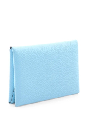 Hermès Pre-Owned 2021 Calvi Duo coin purse - Blue