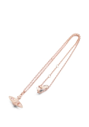 Vivienne Westwood Pre-Owned Mini Bas Relief rhinestone necklace - Pink