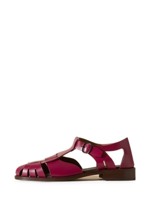 Hereu Pesca leather fisherman sandals - Pink