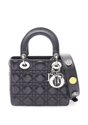 Christian Dior Pre-Owned 2000s small Lady Dior My ABCDior quilted tote bag - Black
