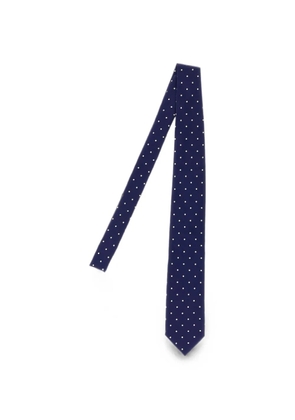 TOM FORD polka-dot silk tie - Blue