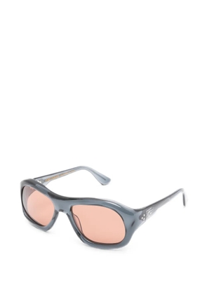 Port Tanger Gray geometric-frame sunglasses - Blue