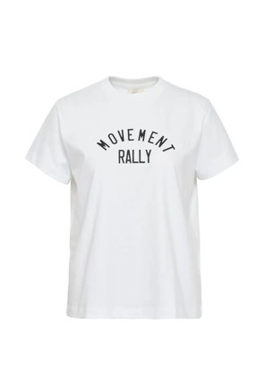 Rally Movement logo-print T-shirt - White