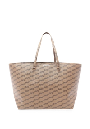 Balenciaga Pre-Owned 2010s BB-monogram tote bag - Neutrals