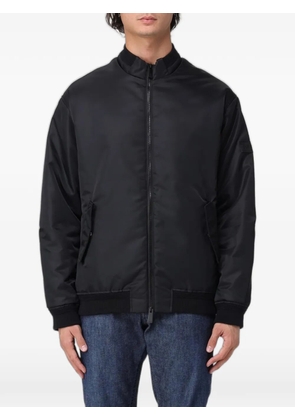 Premiata logo-patch zip-up bomber jacket - Black